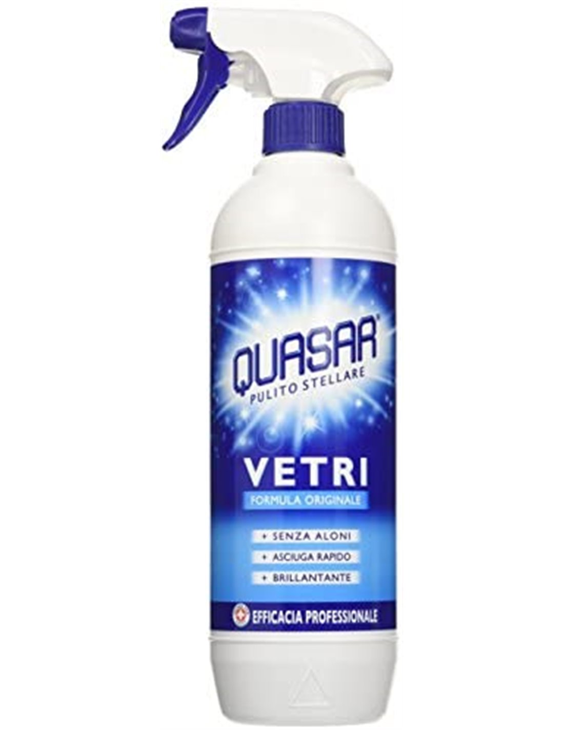 Quasar Detergente per vetri, Formula Originale - 6 pezzi da 650 ml [3900  ml] 8008731003507